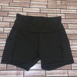 NWOT BLK High Waisted Biker Shorts